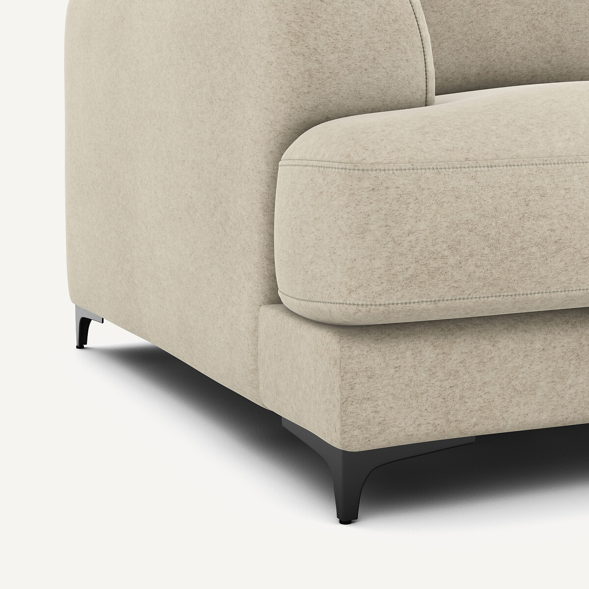 AM.PM<br>Sofá-cama de 3 lugares com forro de veludo, Marsile