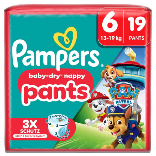 Pampers Baby-Dry Pants Paw Patrol Edition Gr. 6, Single Pack, 13-19kg