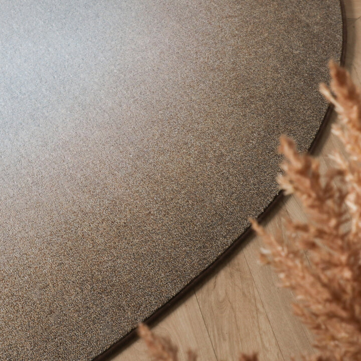 Organisch vloerkleed - Mellow Blauw/Taupe
