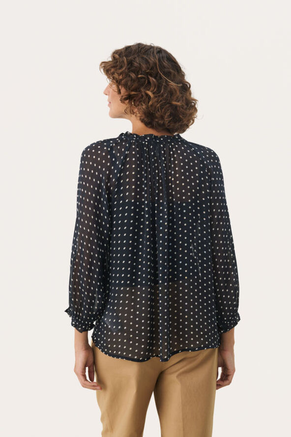 Part Two ElsiaPW BL Dark navy dot