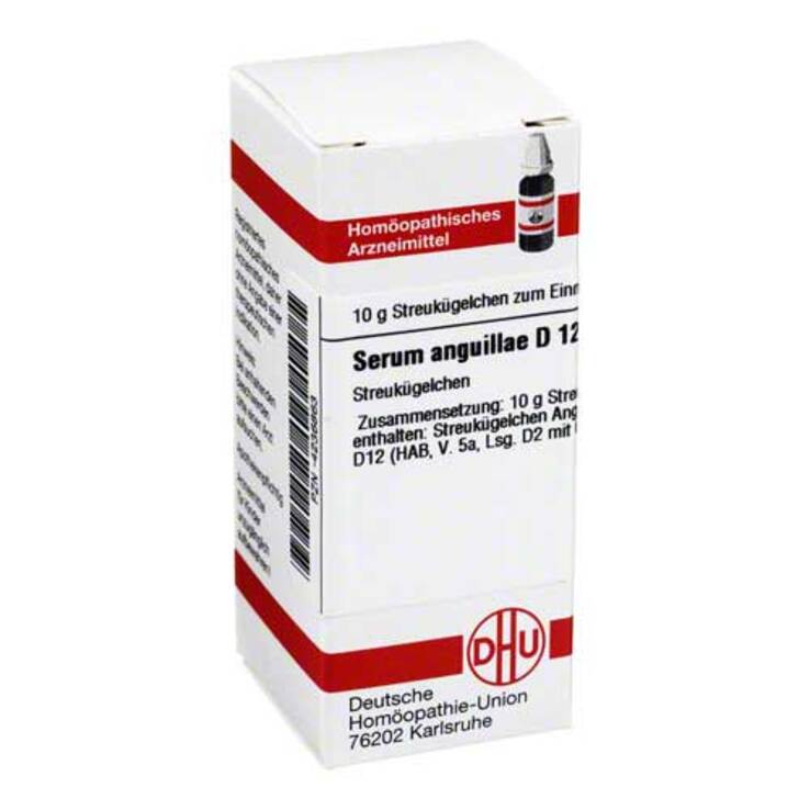 DHU Serum Anguillae D 12 Globuli, 10 g