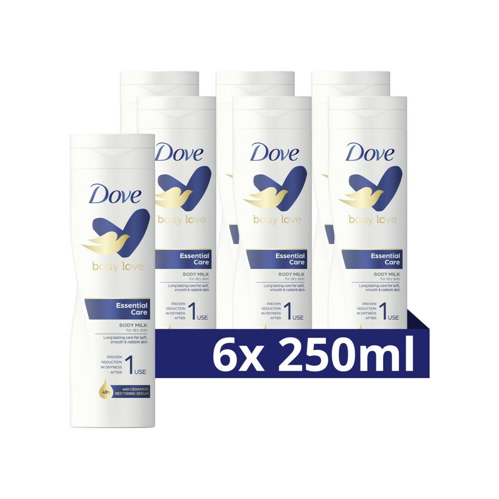 6x Dove Bodylotion Essential Care250 ml
