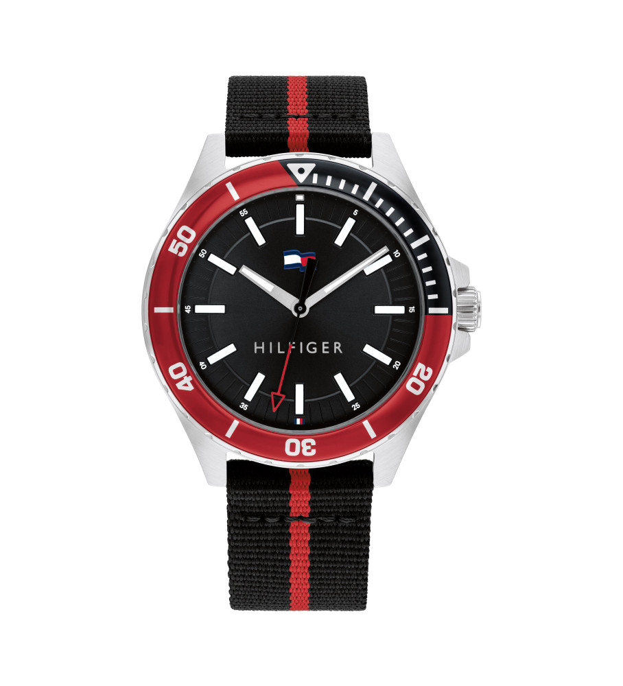 Relógio analógico Tommy Hilfiger Logan preto