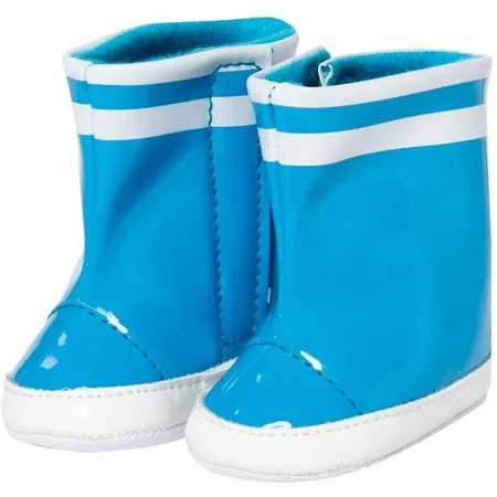 Heless Gummistiefel für Puppen, in Hellblau, Größe 30 – 34 cm