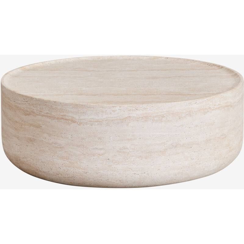 sklum Runder Couchtisch Ø80 cm aus Beton Darwys