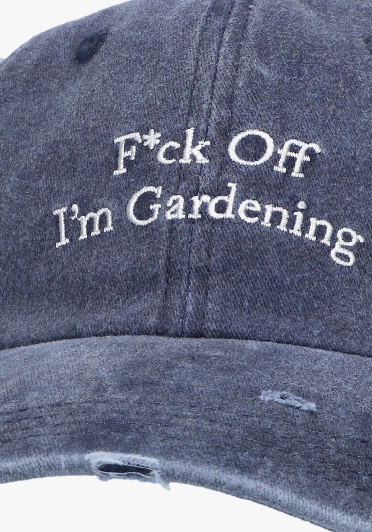 donkerblauwe bram's fruit pet f*ck off cap distressed