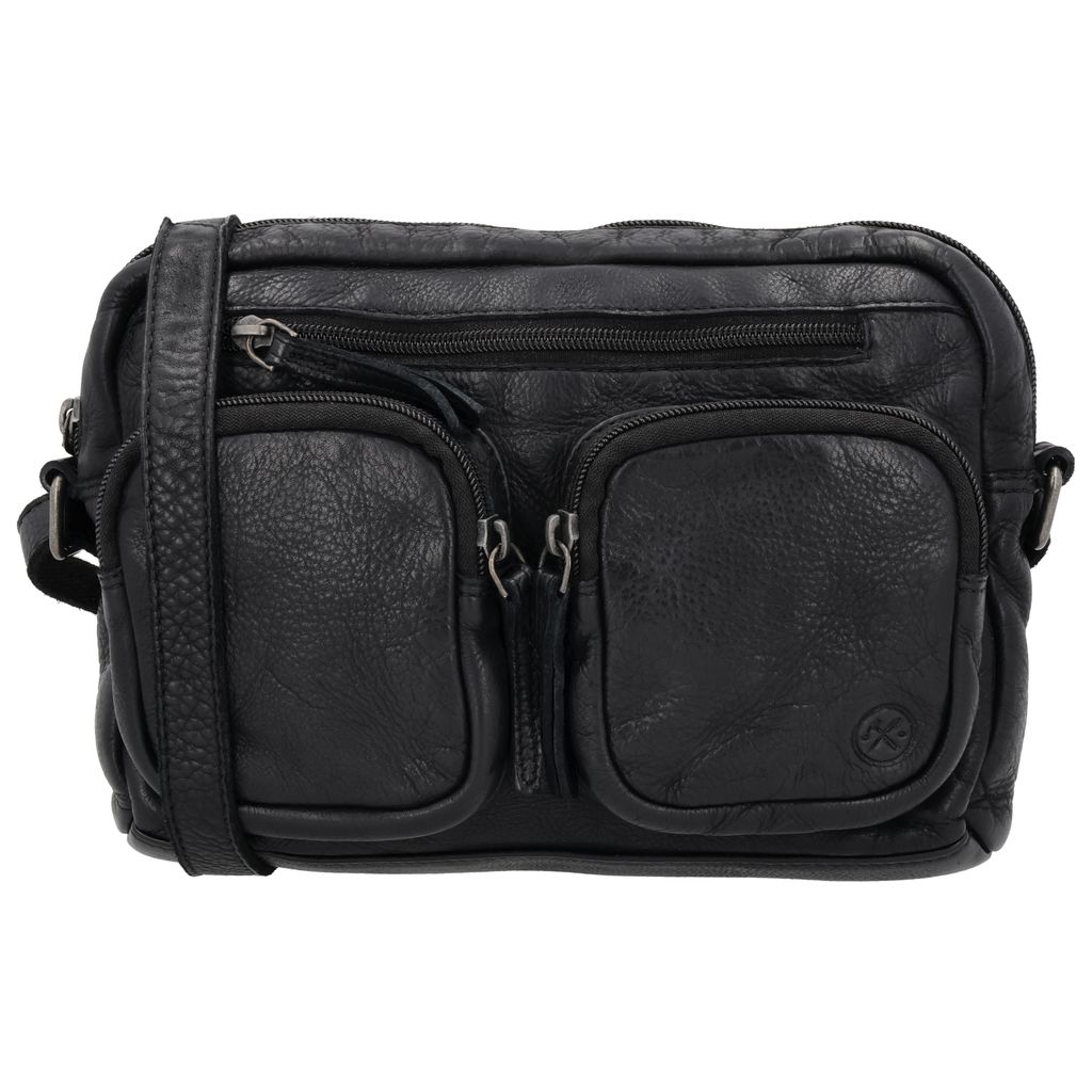 Hide & Stitches Paint Rock Schoudertas S Zwart
