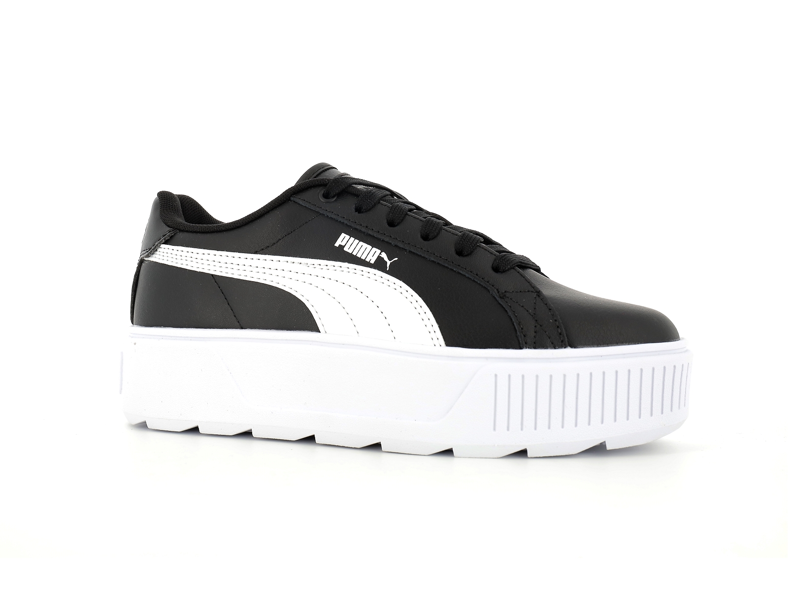 Puma-387374 Matières combinées Noir Blanc