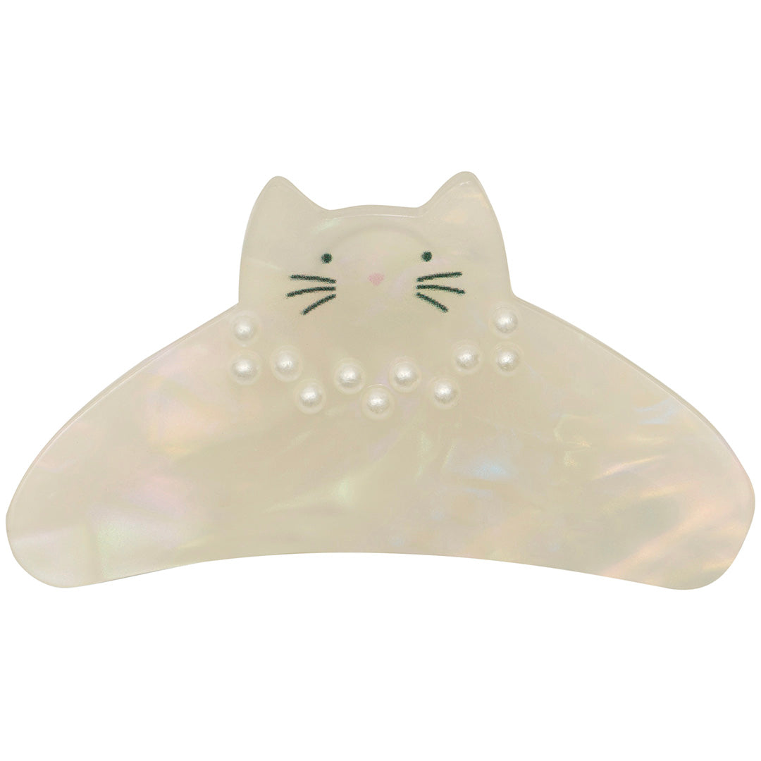 mimi & lula haarclip pearly kitty - ivory