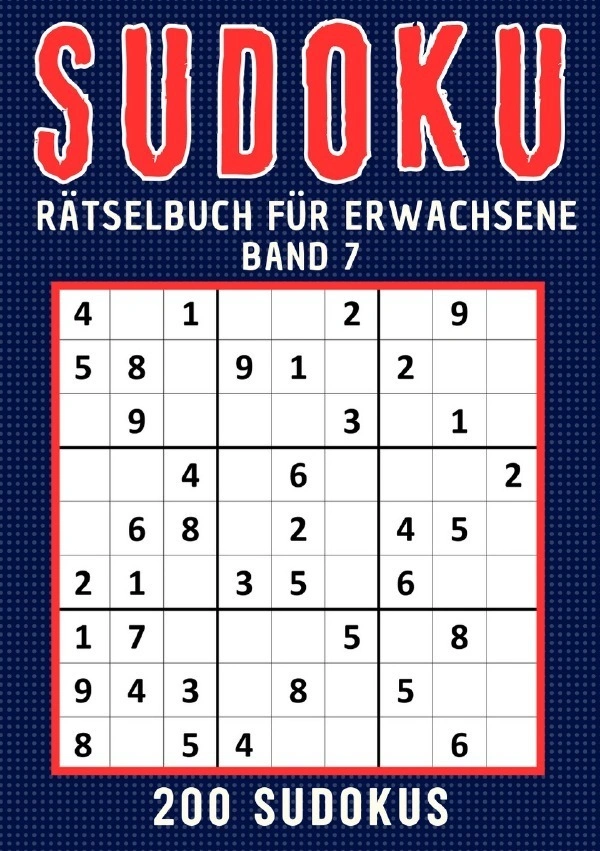 Sudoku Rätselbuch für erwachsene - Band 7