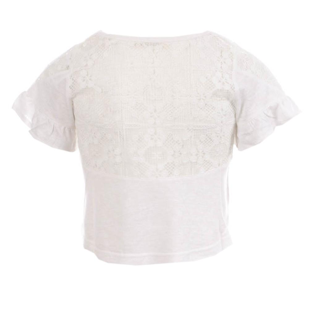 Teddy Smith T-shirt Blanc Fille Teddy Smith Tisiane