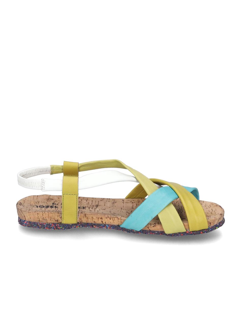 Sandale Henriette 01, gelb-multi