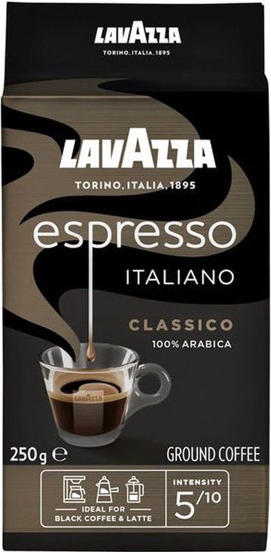 Lavazza - Caffè Espresso - Gemalen Koffie - 250 gram