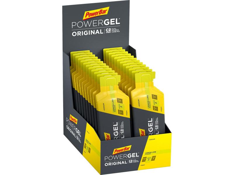 PowerBar Nahrungsgel PowerGel Original, Lemon Lime Nahrungsgel zur Förderung von Ausdauer/Energie