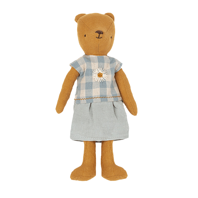 Maileg Teddy Mama Kleid blau