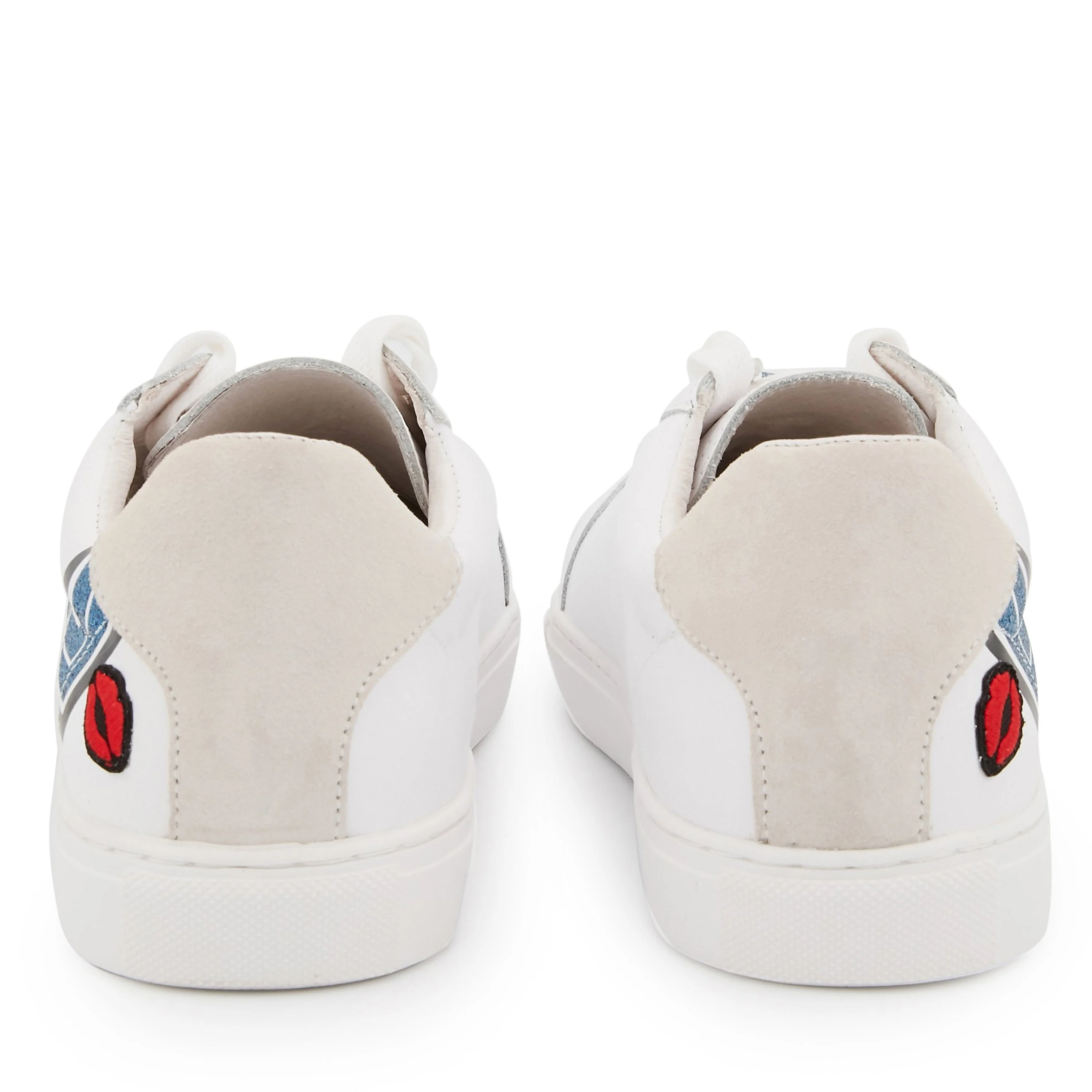SIMONE RETRO AMOUR - Sneakers en cuir | Blanc