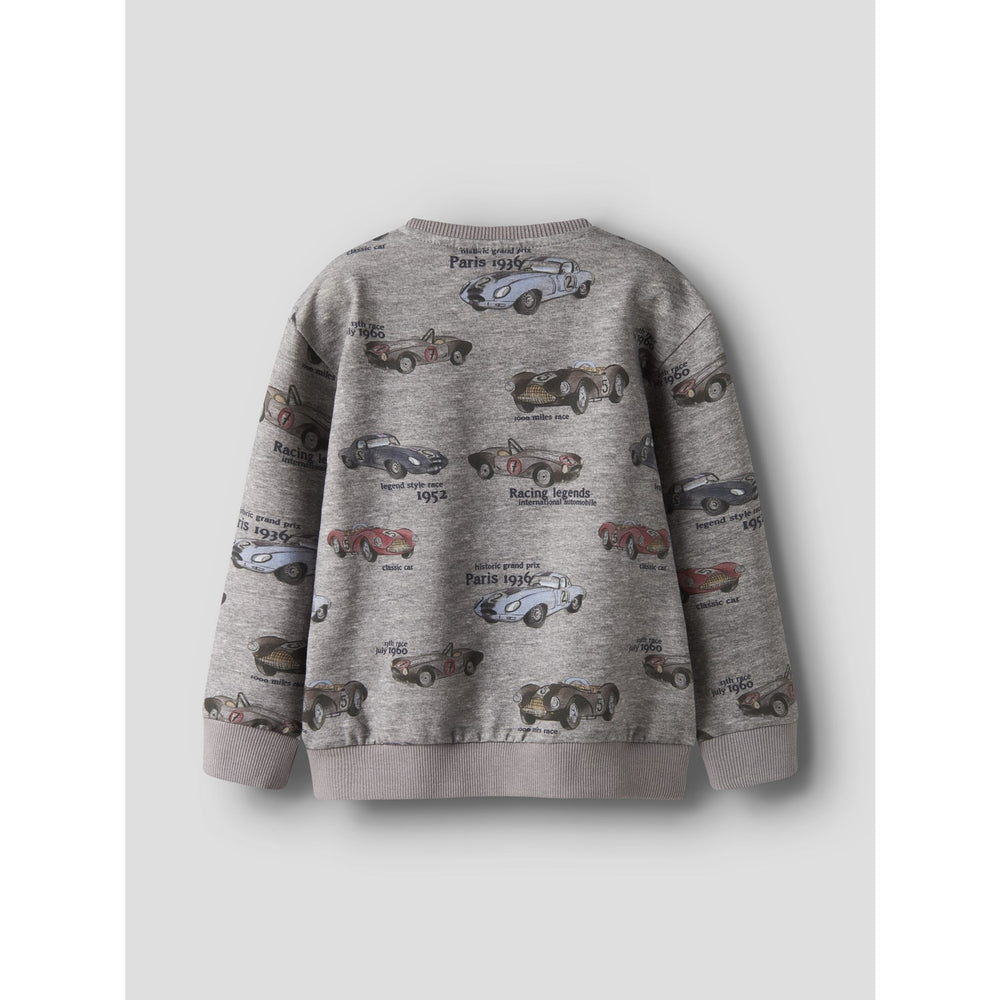 Køb Name It Grey Melange Nmmreiner Ls Nreg Sweat Bru Box