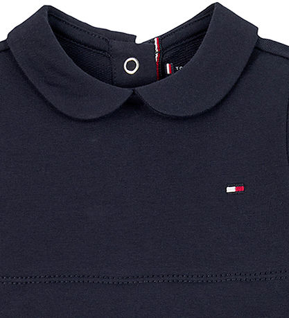 Tommy Hilfiger Kjole - Essential - Dark Night Navy
