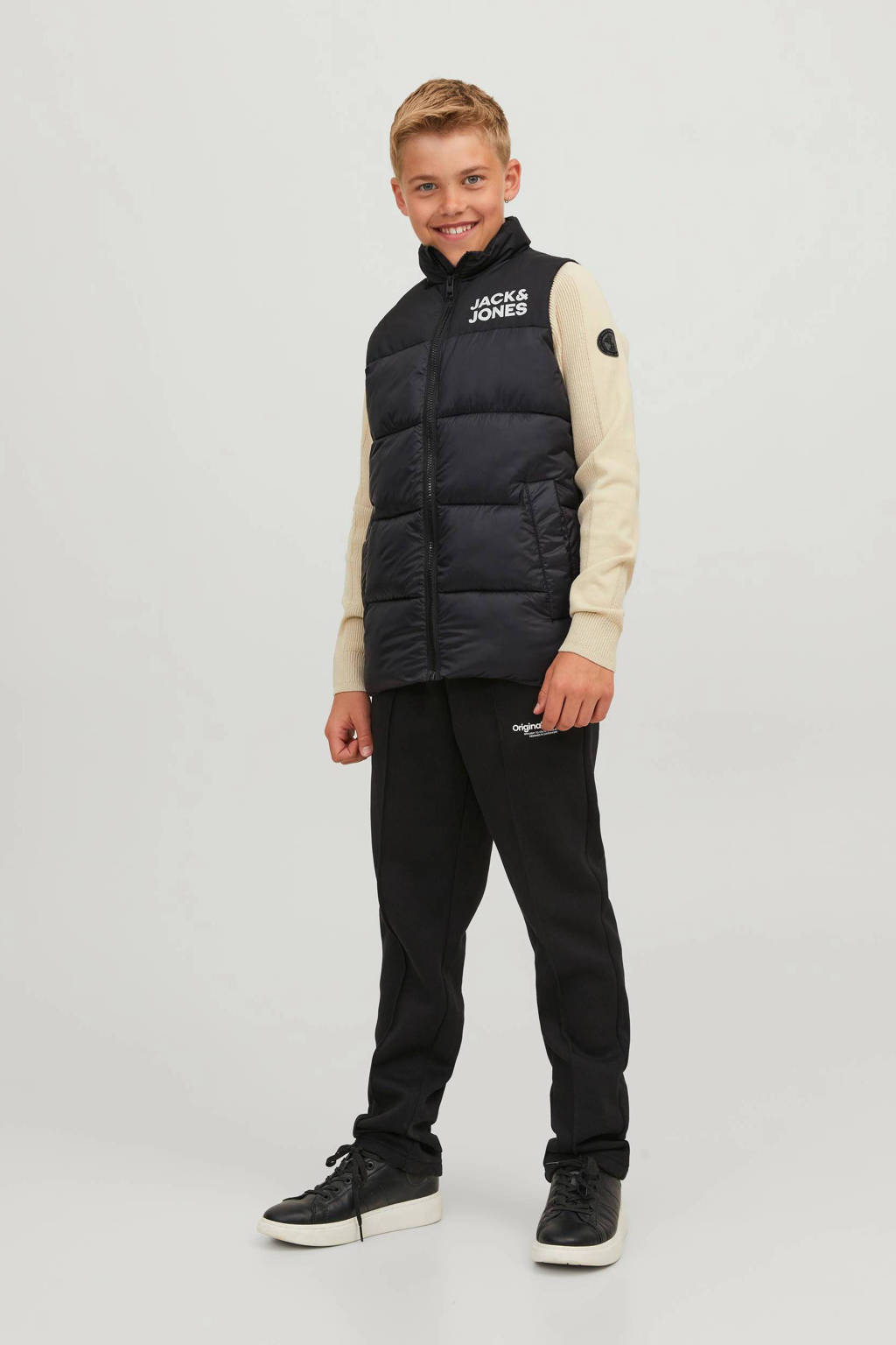 JACK & JONES bodywarmer JJETOBY zwart