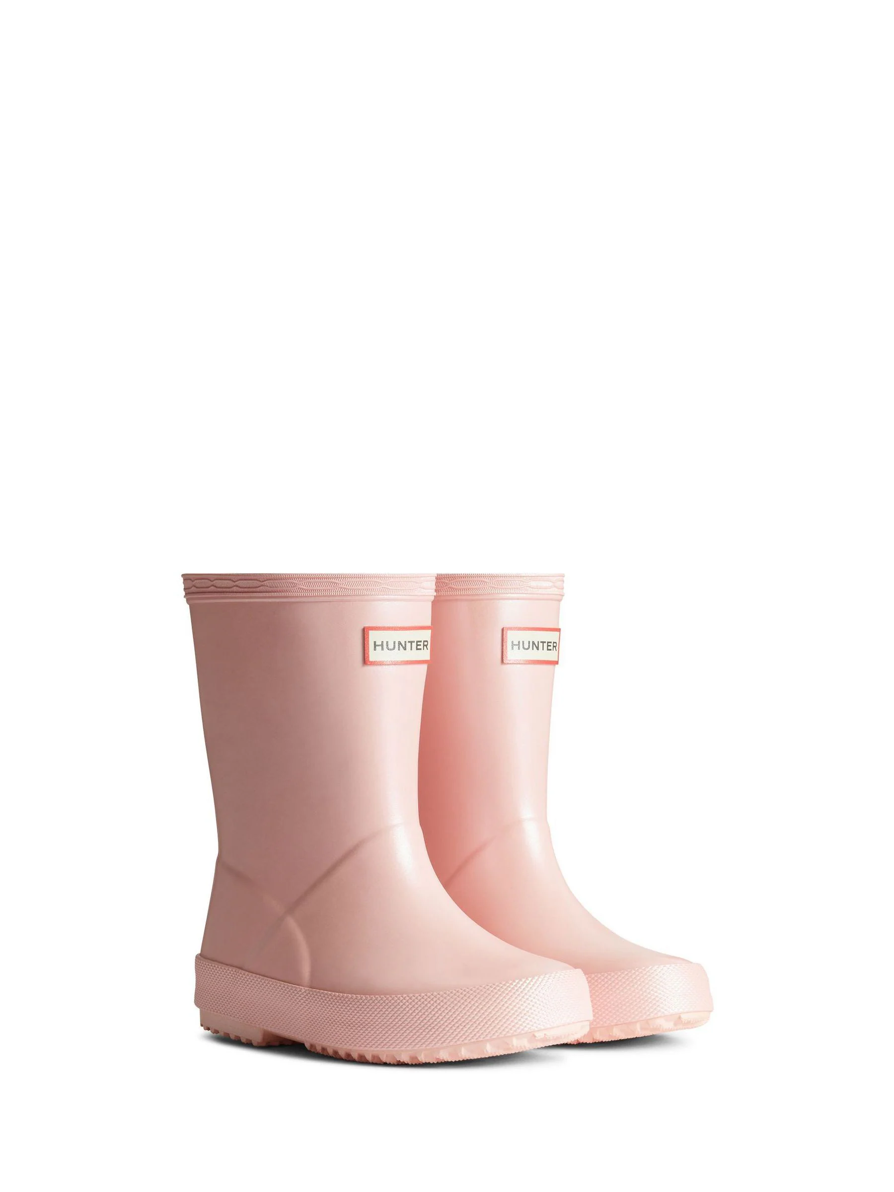 Hunter Kids Pink First Nebula Wellies