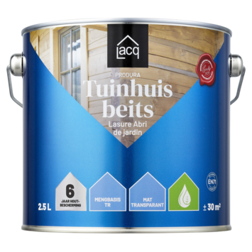 Lacq Tuinhuis beits mat 2,5 liter