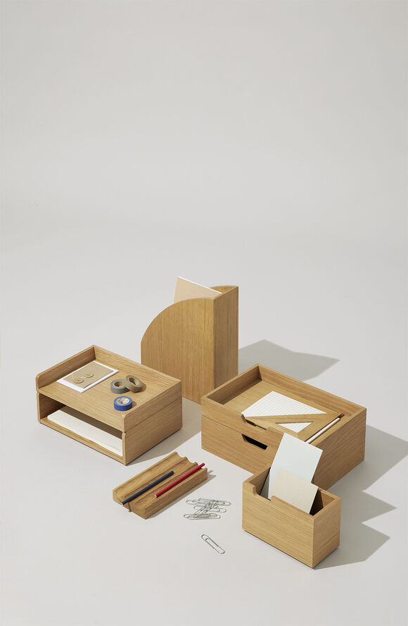 Hübsch Note Storage Box Natural set of 2 Natur