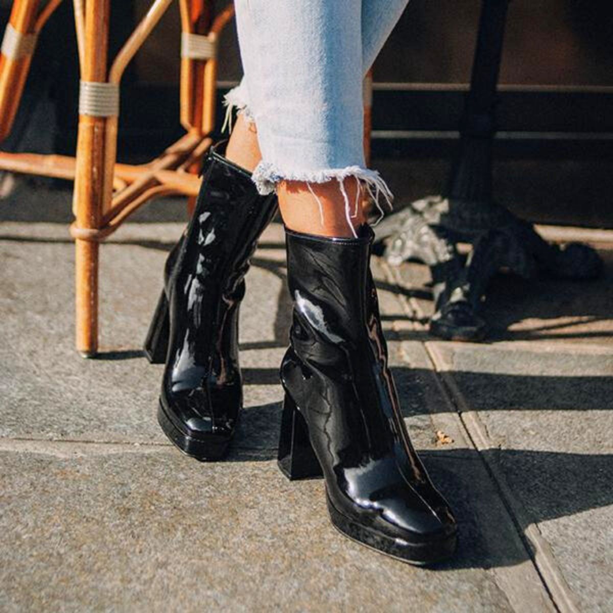 André - Bottines & Boots SONATA NOIR VERNIS