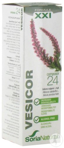 Soria Natural Formula XXI Composor 24 Vesicor Flacon Compte-Gouttes 50ml