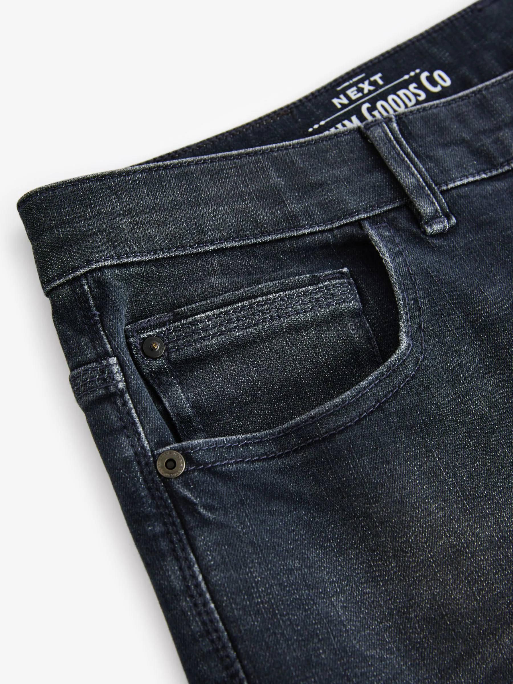 Antraciet - Slim Fit - Authentieke stretch denim jeans