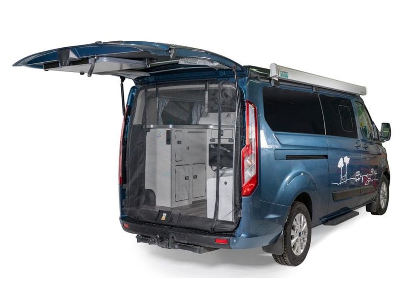 Van Quito Heckmoskitonetz, fine-mesh Ford Custom (2012 - 20 Heckmoskitonetz Reissverschluss, Ford Custom (2012 - 2023), Maschenweite Fine-mesh