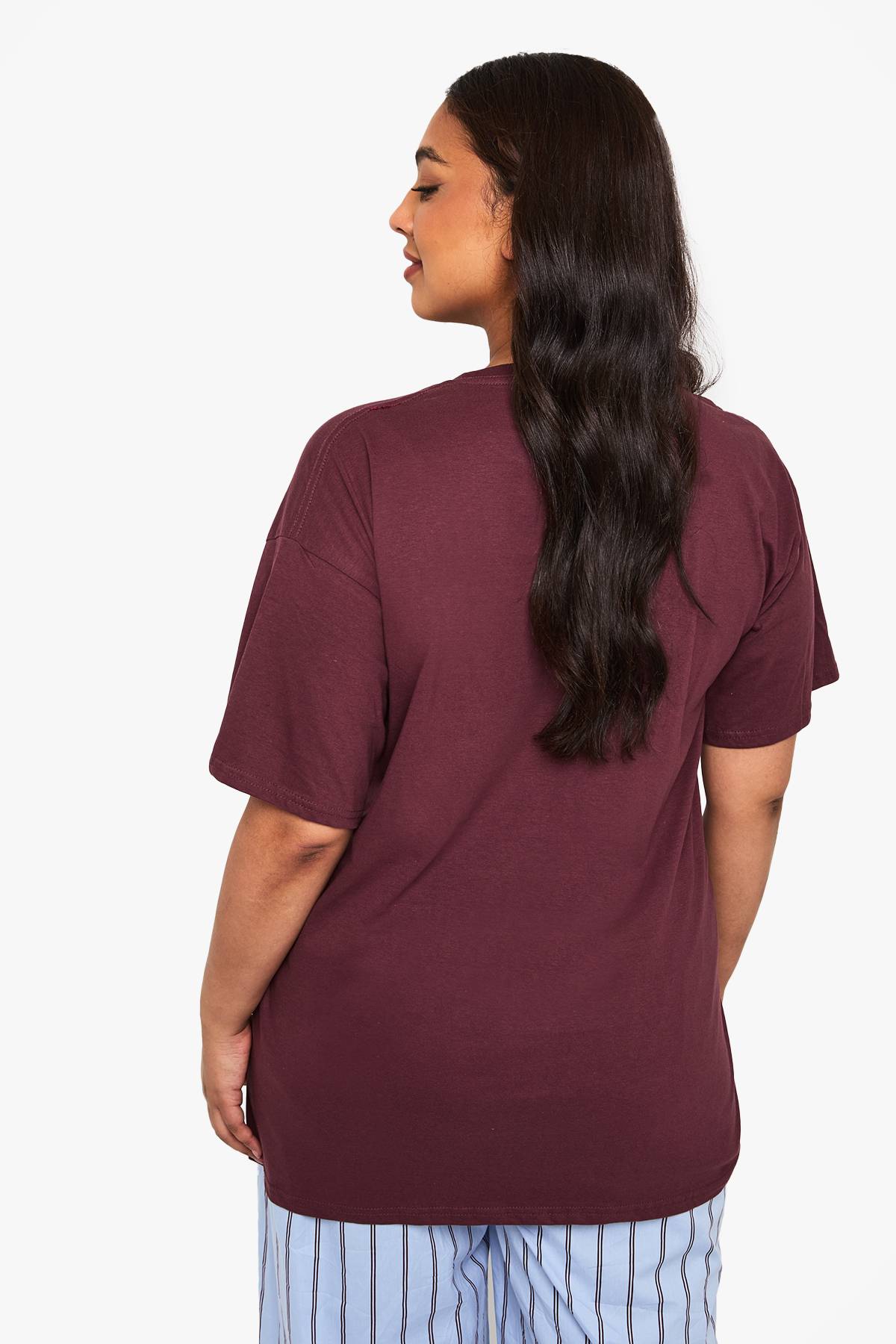 boohoo T-shirt imprimé Plus Nevada Red Dahlias