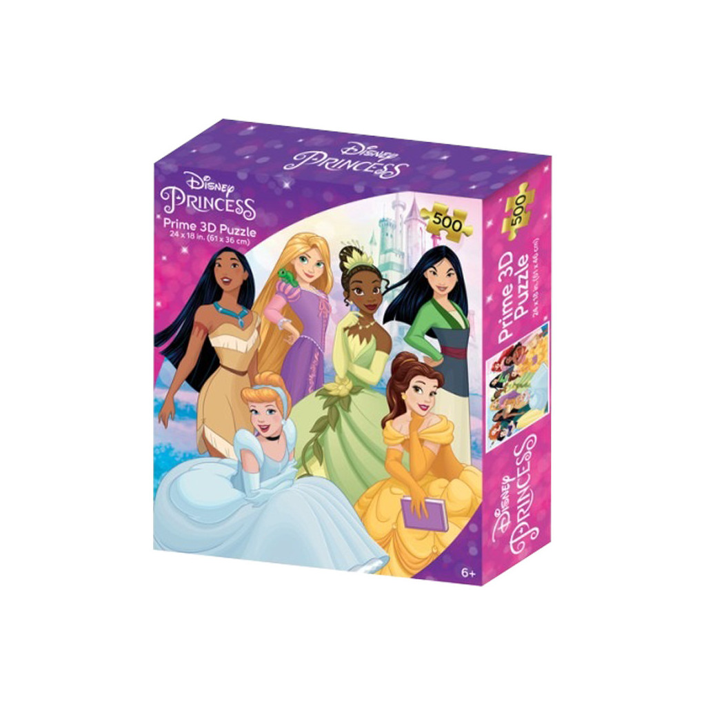 Puzzle Prime 3D - Princesses Disney - 500 pièces