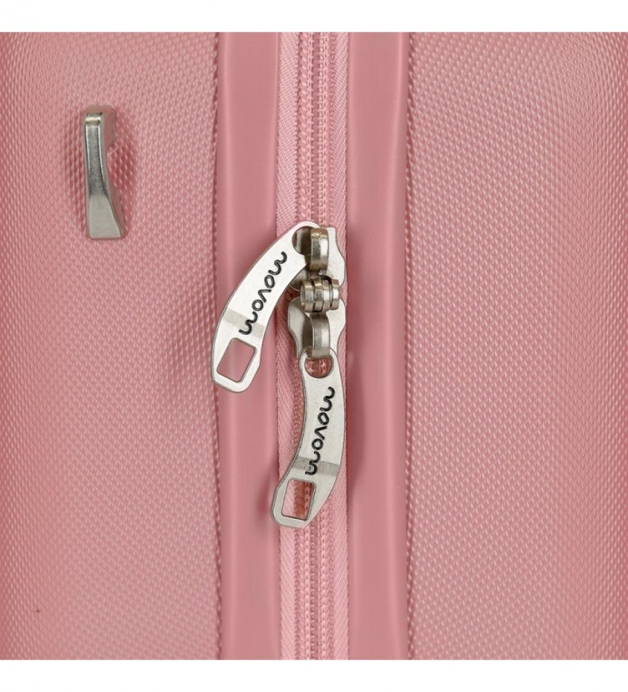 Nécessaire Movom Riga ABS, rosa - 29x21x15cm -