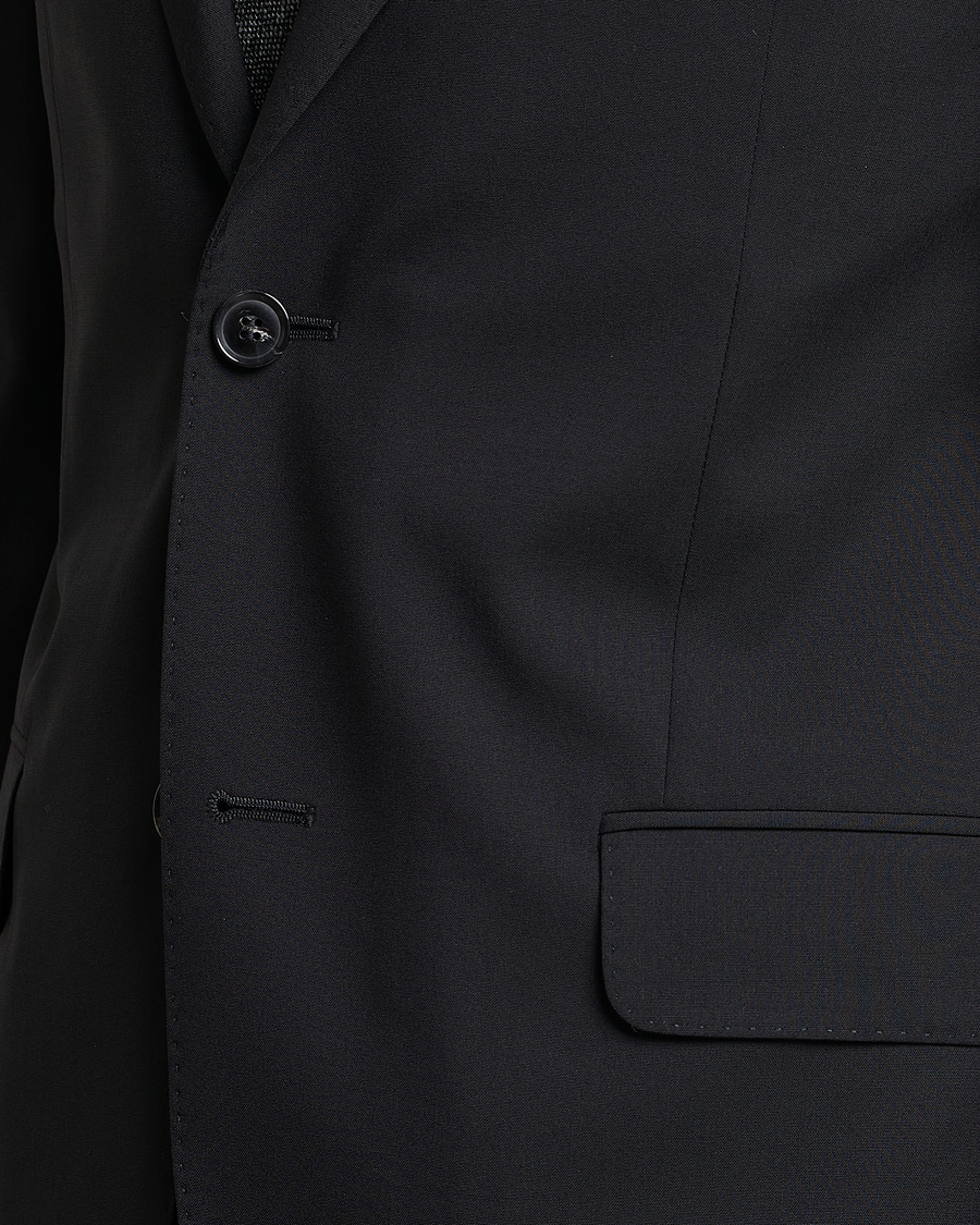Oscar Jacobson Edmund Wool Blazer Black