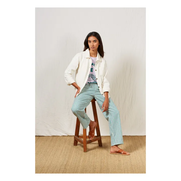 a.p Veste Denim Fynlie | Ecru