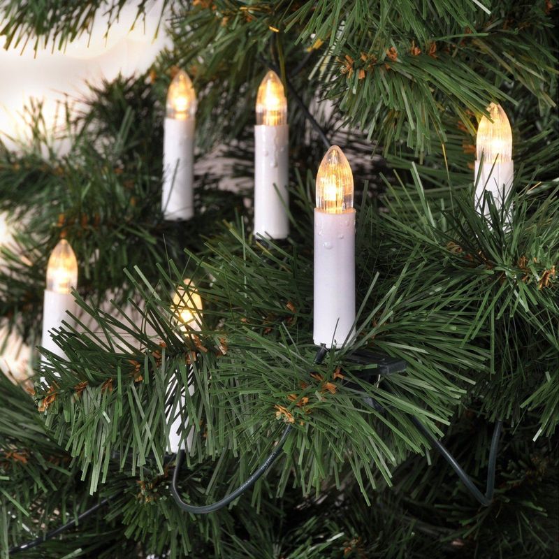 Kerstverlichting - 20 LED Kaarsen - Warm Wit - 530 cm