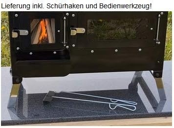 Outdoor-Küchenofen ROSALIE - Garten-Kamin Gartenküche Pizzaofen Zeltofen Gartenofen