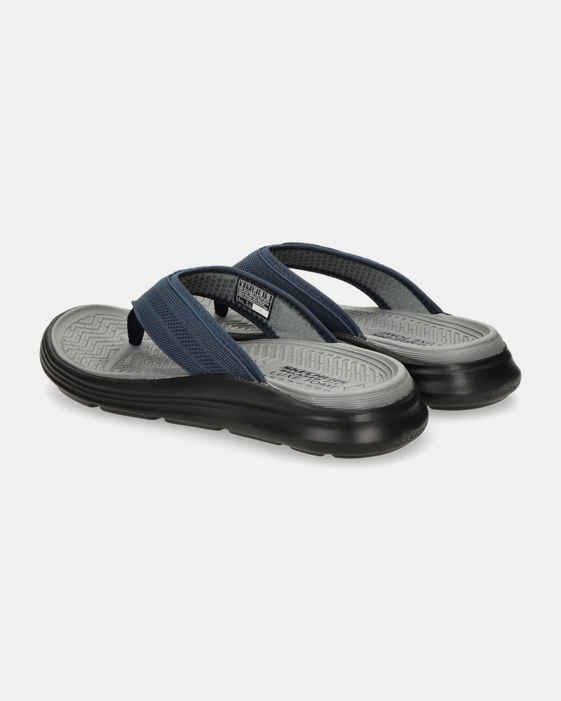 Skechers Sargo Relaxed Fit Slippers  - blauw