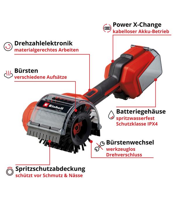 Einhell Akku-Oberflächenbürste PICOBELLA