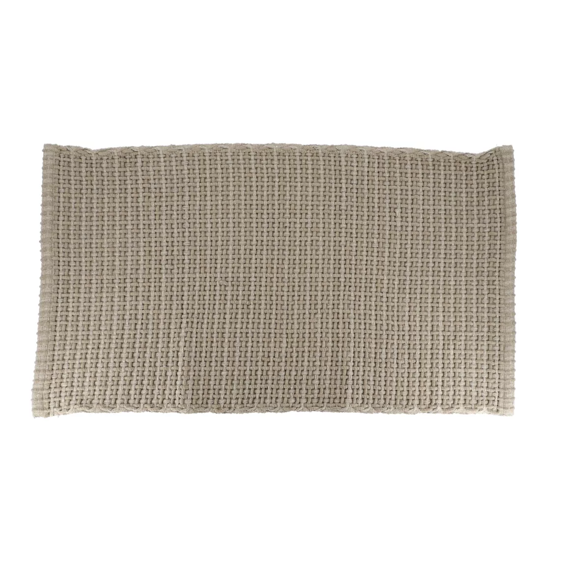 Tapis de salon coton (50 x 90 cm) Mimetisme Taupe