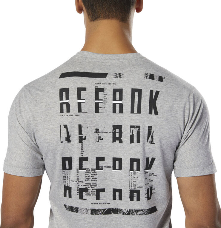 Reebok OST Speedwick Graphic Move Tee Grå