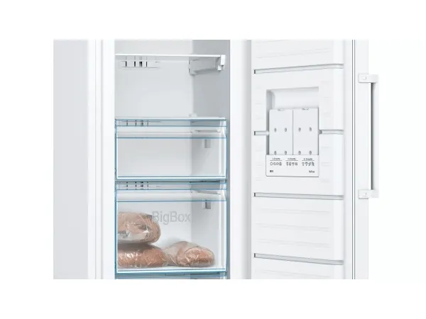 Bosch Serie | 4 GSN33VWEP - Fryser - stående - bredde: 60 cm - dybde: 65 cm - højde: 176 cm - 225 liter - Klasse E - hvid