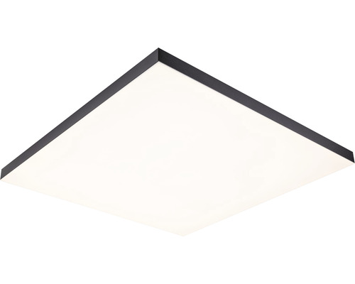 Frameloos dimbaar LED-paneel, 38,5 W, 2820 lm, 2700-6500 K, 59,5 x 59,5 cm, zwart, met afstandsbediening en nachtlampfunctie