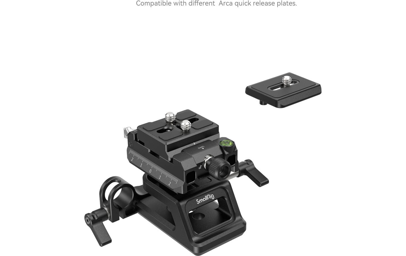 Höhenverstellbares Montageplatten-Kit<br>Arca-Swiss kompatibles Festplatten-Kit