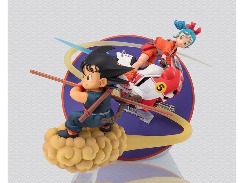 Tamashii Nations Figur Dragon Ball Son Goku & Bulma Sammelfigur aus dem Dragon Ball-Universum