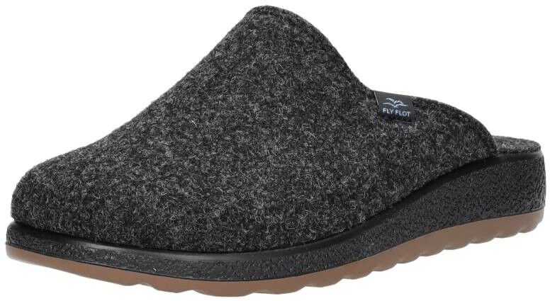 Fly Flot Pantoffels Open zwart