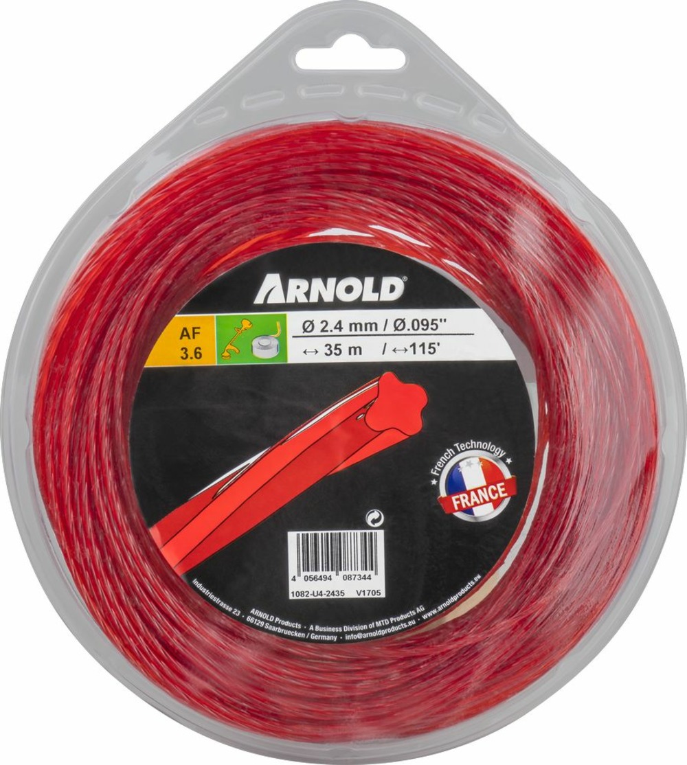 Fil nylon af 3.6 / 2,4mm 35m