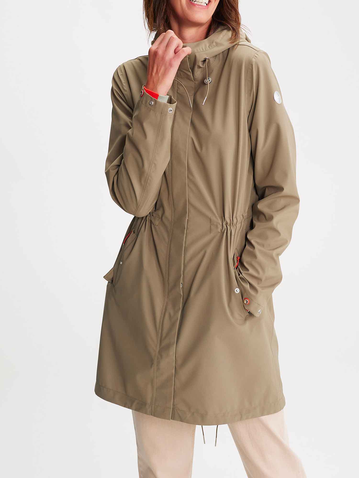 Manteaux Imperméable Femme Kaki