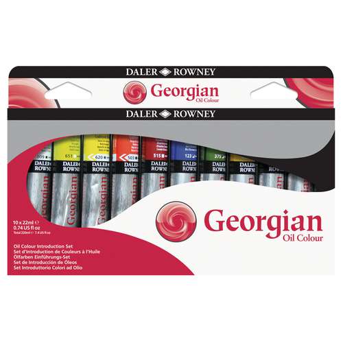 DALER-ROWNEY Georgian Ölfarbe, Einführungs-Set