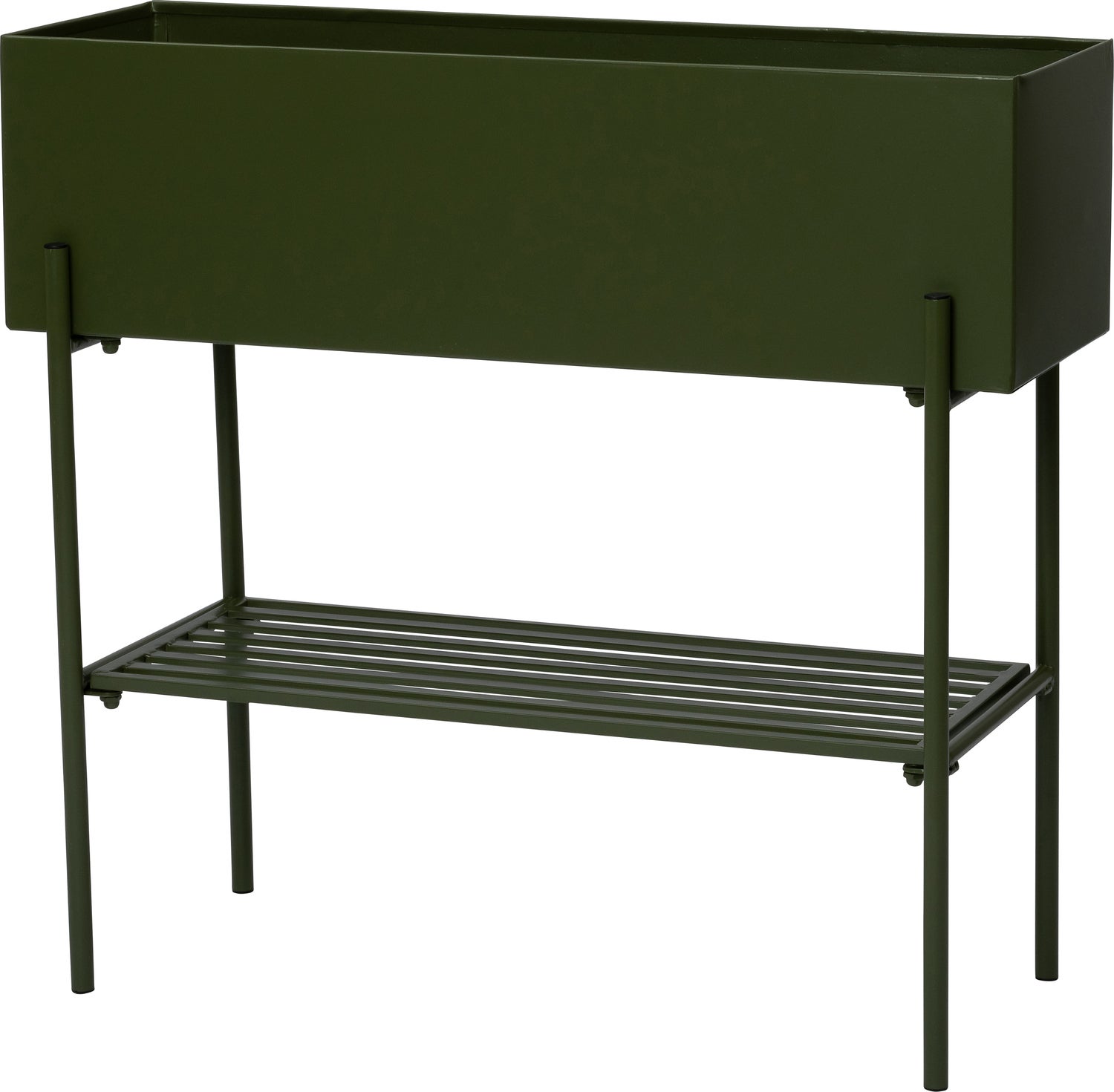 Intratuin plantenbak op poten Varda groen 70 x 28 x 65 cm